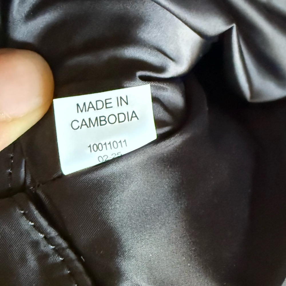 NWT Tory Burch 167626 Britten Nylon Puffy Tote Black Silver Logo Bag - Picture 9 of 12